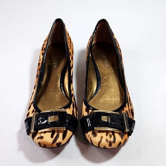 Nine West Animal print Sz 8 - Picture 1 of 8